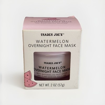 Trader Joe's Watermelon Overnight Face Mask Hydrating 2 oz w/ Squalane