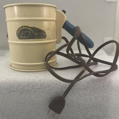 Vintage Miracle Electric Fllour Sifter 1950 Original Box