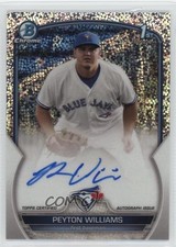 2023 Bowman Chrome Prospect Speckle Refractor /299 Peyton Williams Auto 1j9f
