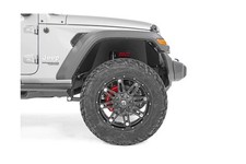 Rough Country Front Inner Fenders for 2018-2023 Jeep Wrangler JL - 10497A Black