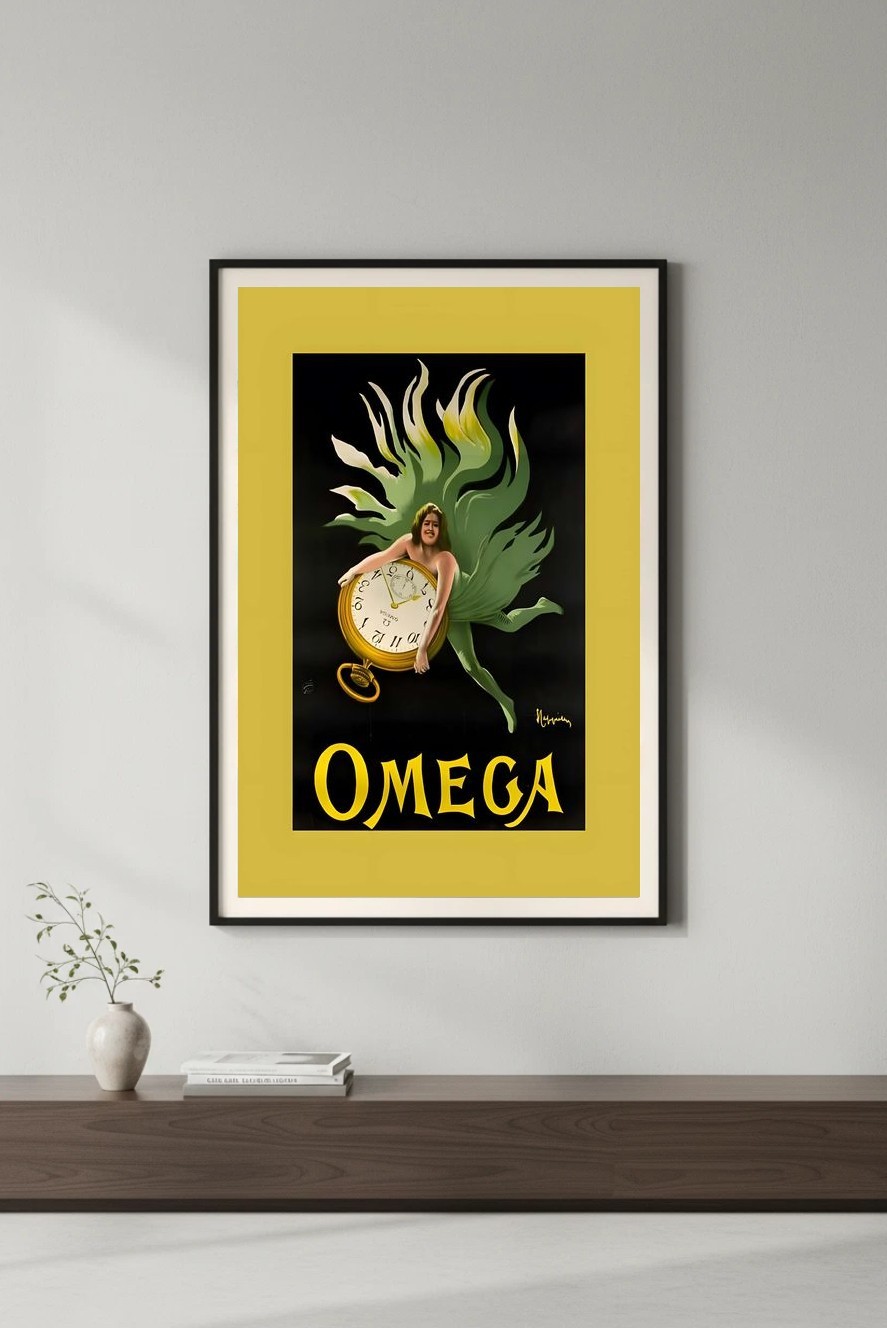 плакатов и печать Vintage Omega Watch