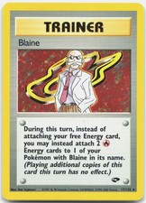 Blaine (17) Holo Rare Gym Challenge G2 Trainer Unlimited 017/132 2000 LP on eBay