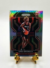 2021-22 Panini Prizm Greg Brown III Rookie Silver No. 291