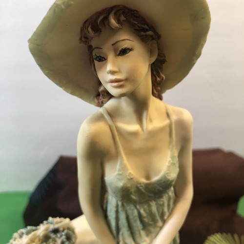 Hermosa dama italiana vintage A.D.L firmada por Vittorio Tessaro hecha a mano en el '90 - Imagen 5 de 11