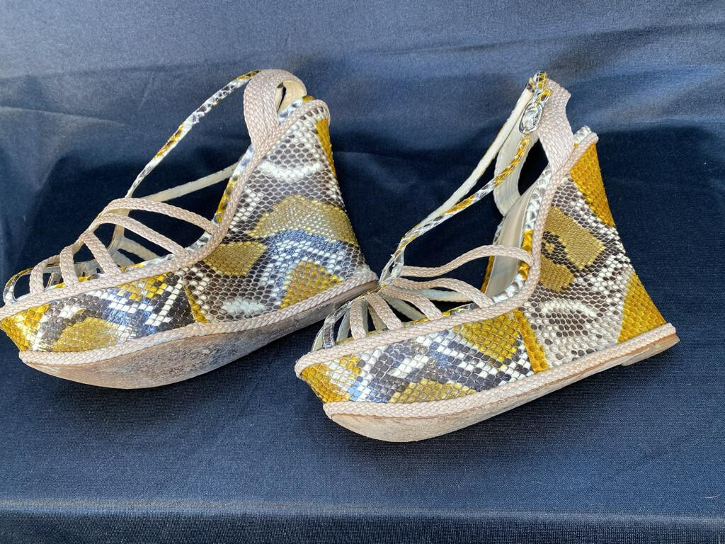 "Alexandre Birman" Pumps, Genuine Python Snake, H… - image 16