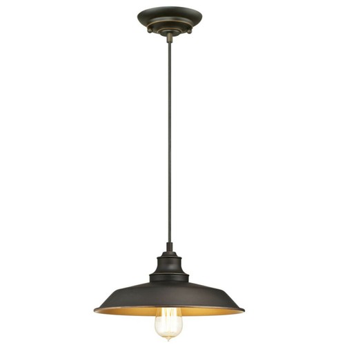 Westinghouse Hängelampe Pendelleuchte Iron Hill Oil rubbed Bronze mit 1 Lampe - Bild 2 von 5
