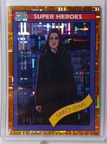 2023 UD Marvel What If ..? PARALLELS Orange 011 Darcy Lewis 095/188 - Bild 2 von 4