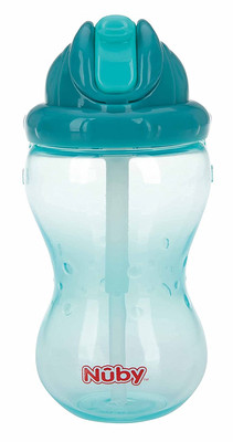 Nuby - Auslaufsicherer No-Spill Flip-It Trinkhalmbecher - Trinkbecher Für Kinder
