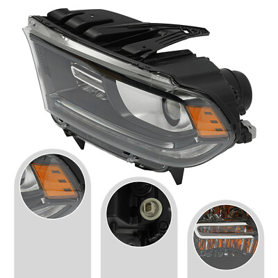 For 2016-2020 Dodge Durango Xenon/HID Headlight LED DRL Headlamp Driver Side LH!