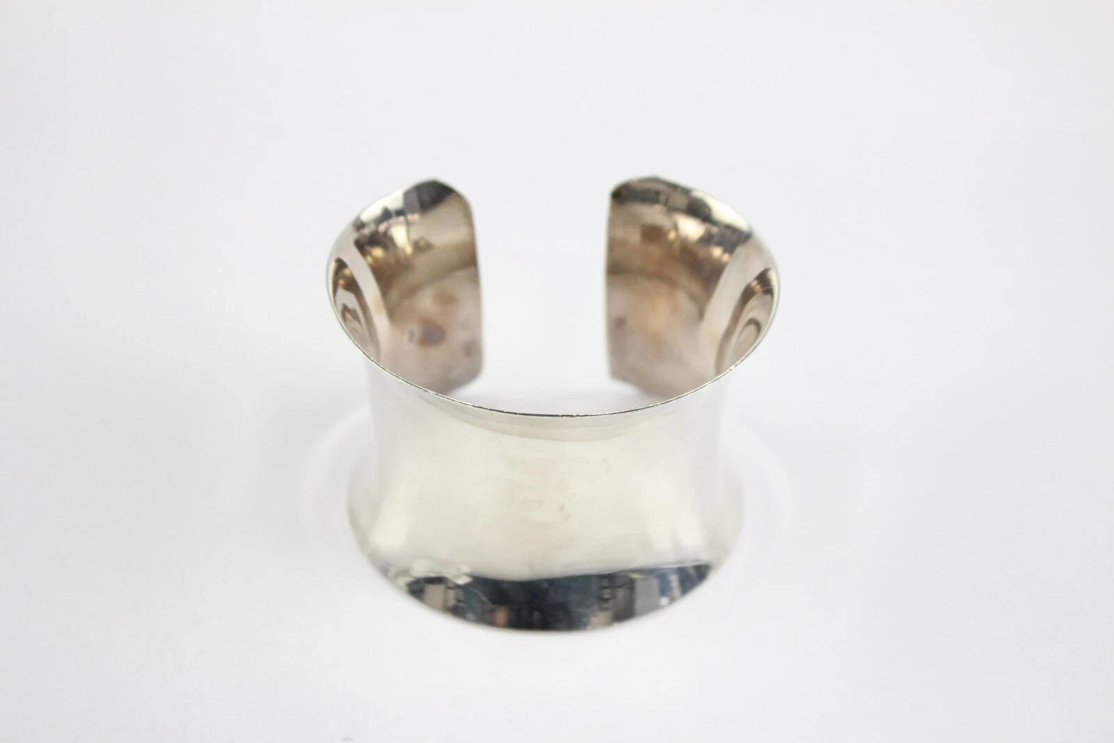 Sterling Silver Bangle Torque Statement Contempor… - image 1