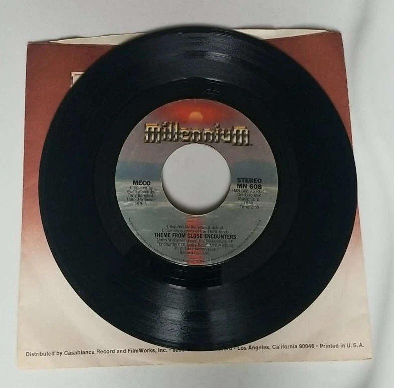 Meco Roman Nights - Close Encounters Theme 45 RPM 7" record Millennium - Image 2 of 2