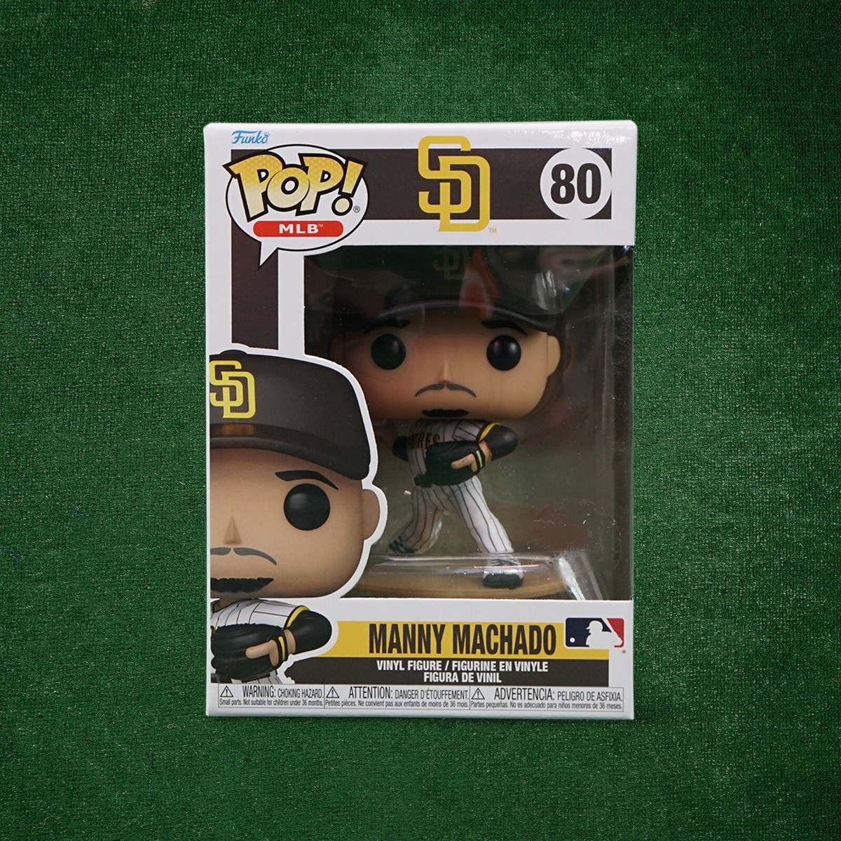 Manny Machado ボブルヘッド フィギュア 13 Funko Pop! MLB #80 - Manny Machado San Diego Padres Home Jersey