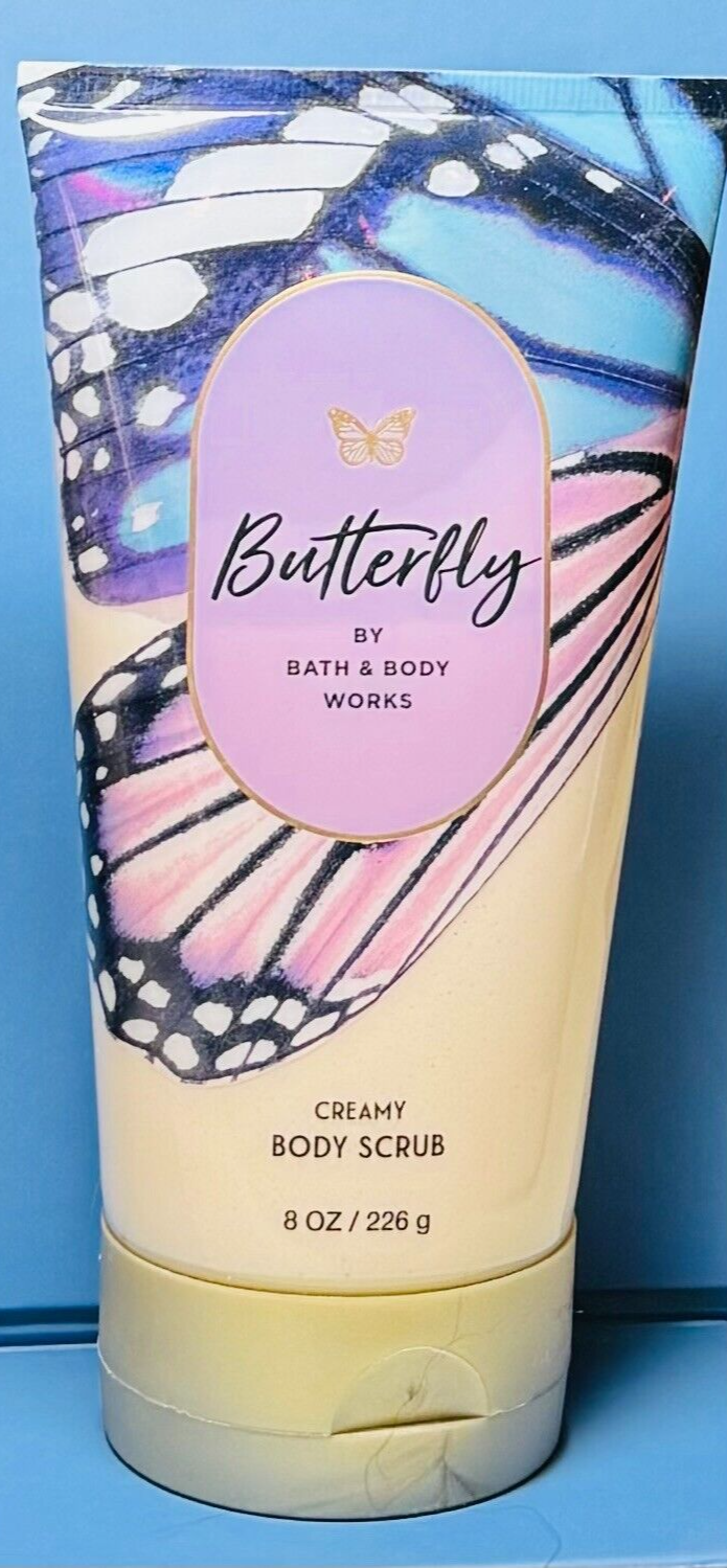 NEW ~ BUTTERFLY ~ CREAMY BODY SCRUB ~ Bath & Body Works FREE SHIP