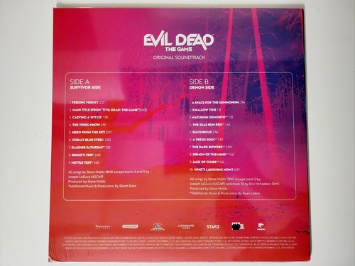 Evil Dead the Game Original Soundtrack Vinyl Record New Sealed Mint - Picture 2 of 2