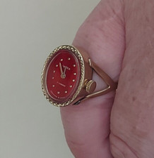 Gilded CHAYKA Signet Vintage Lovely USSR soviet mechanical Openwork Ladies Watch