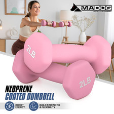 2x Easy Grip Workout Dumbbell Home Gym Fitness Strength Training,Neoprene Coated