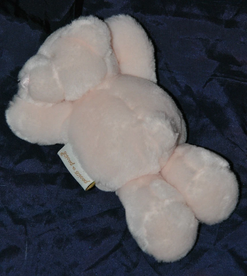 Peluche Doudou Ours PASITO A PASITO DISET Rose Hochet 18 Cm Allongé NEUF - Photo 1/1