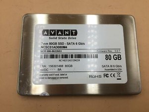 80GB SSD AVANT NCSC51AD080M4 SATA III 6Gb/S Interne SSD, Getestet