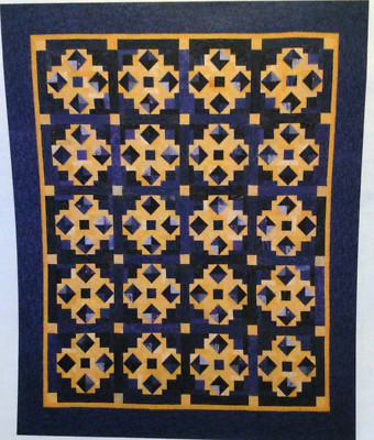 PATTERN Dilithium Crystals Mosaic Block Quilt NEW Quilt Country FULL/QUEEN QUILT