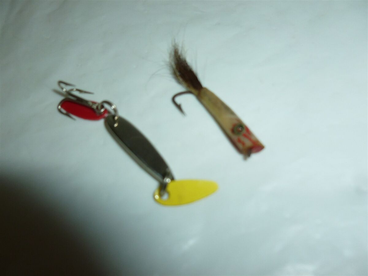 2 Vintage Unbranded Metal Fly Fishing Lures Lot Z-310 | eBay 2 Vintage Unbranded Metal Fly Fishing Lures Lot Z-310 | eBay