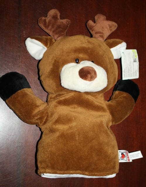 reindeer hand puppet