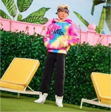 Barbie Movie Ken "I am Kenough" Hoodie Ryan Gosling Doll NEW with SHIPPER JBH60