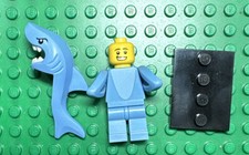 LEGO Minifigura Traje de Tiburón Chico COL240 Serie 15 71011 Retirado