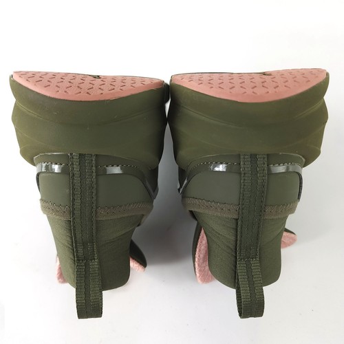 PUMA Fierce Nubuck Naturals High Top Sneaker Olive Green Pink 9 19090801 - 第 7/9 張圖片