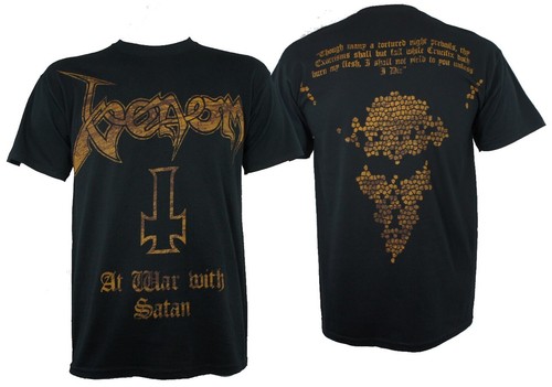VENOM cd cvr AT WAR WITH SATAN CAMICIA UFFICIALE LRG nuova black metal welcome prime prezzo ebay
