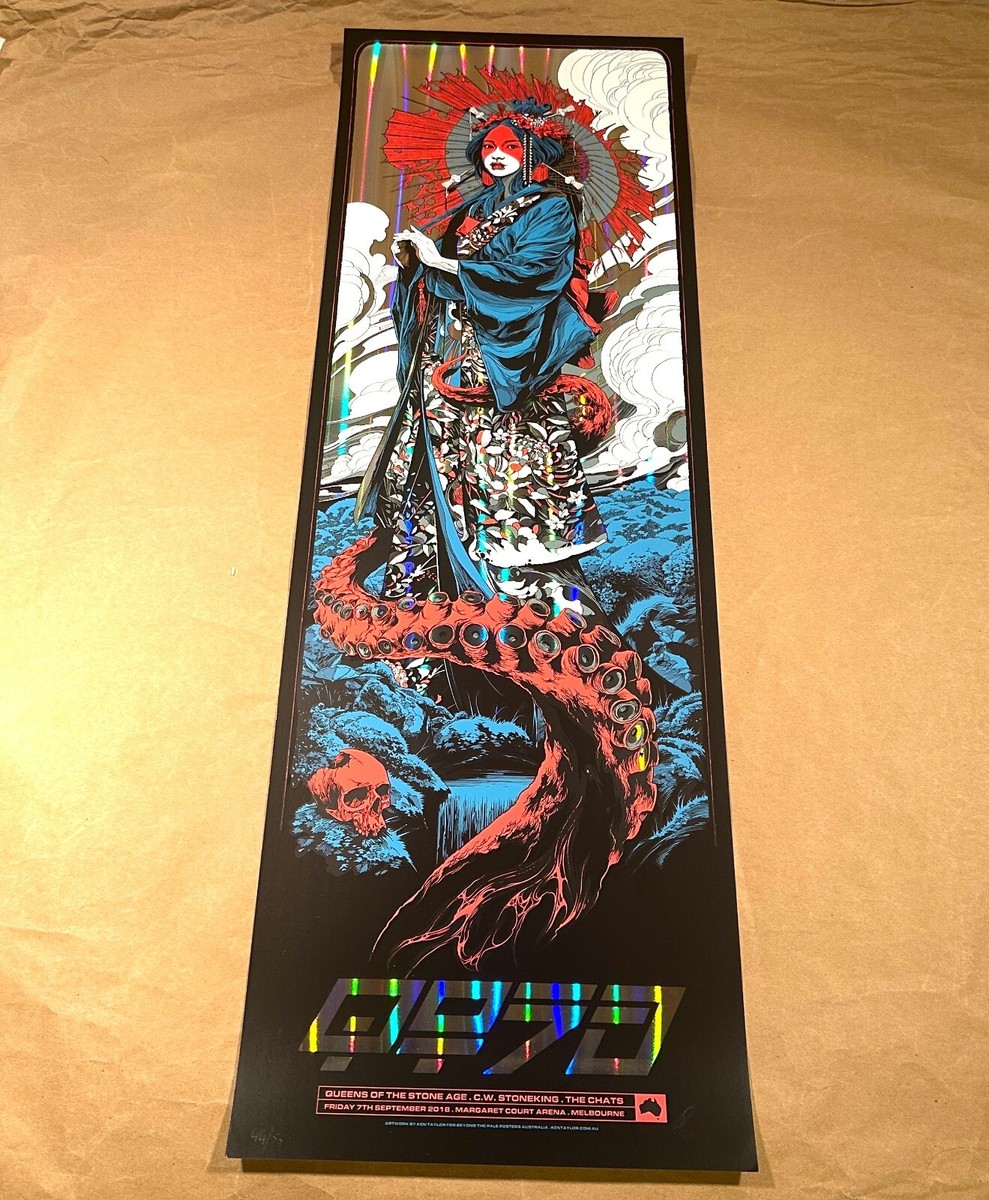 Queens of the Stone Age Melbourne 2018 Pillars of Light Foil