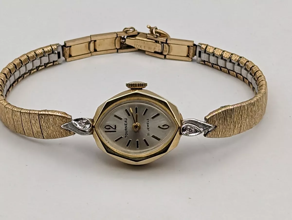 Tourneau gold watch sale
