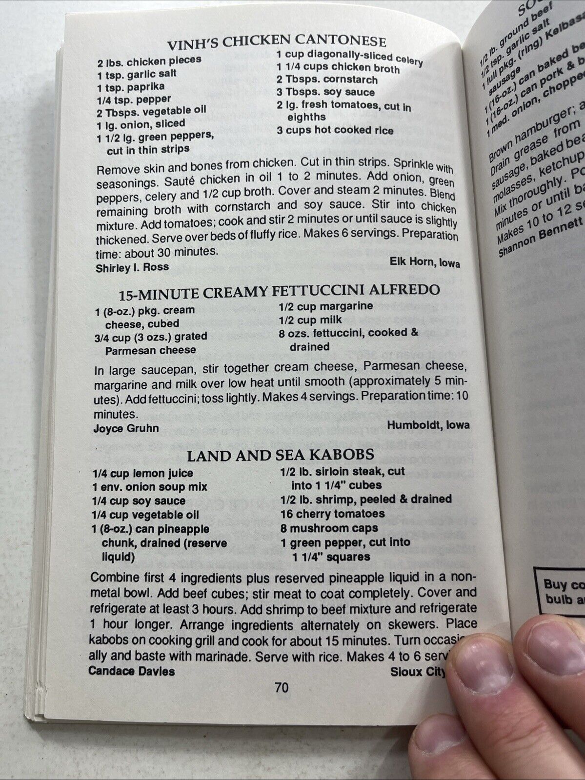 Iowa Holiday Cookbook Christmas ethnic Dutch Letters St. Nicholas cookie Vintage