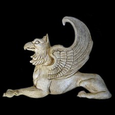 Roman Greek Persian Griffin Figure Sculpture plaque replica reproduction