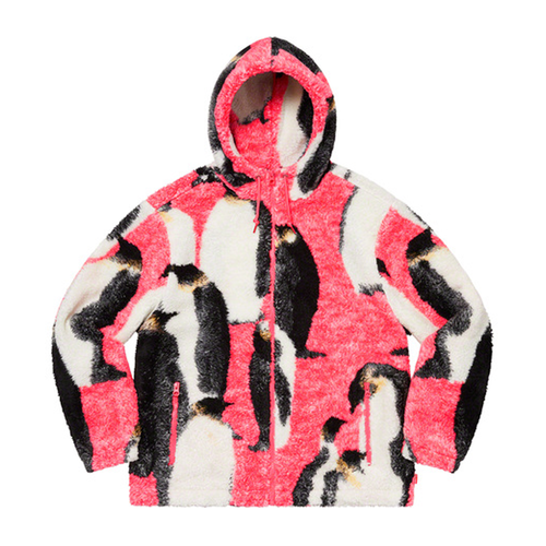 NEW Supreme Penguins Hooded Fleece 
