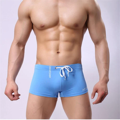 Costume da bagno uomo estivo pantaloncini da bagno costume intimo boxer slip pantaloni - Foto 11 di 24
