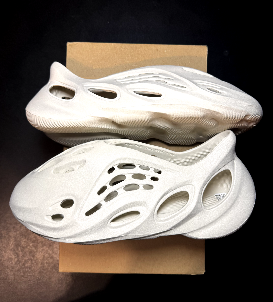 NEW adidas Yeezy Foam RNNR Ararat White G55486 Size 14
