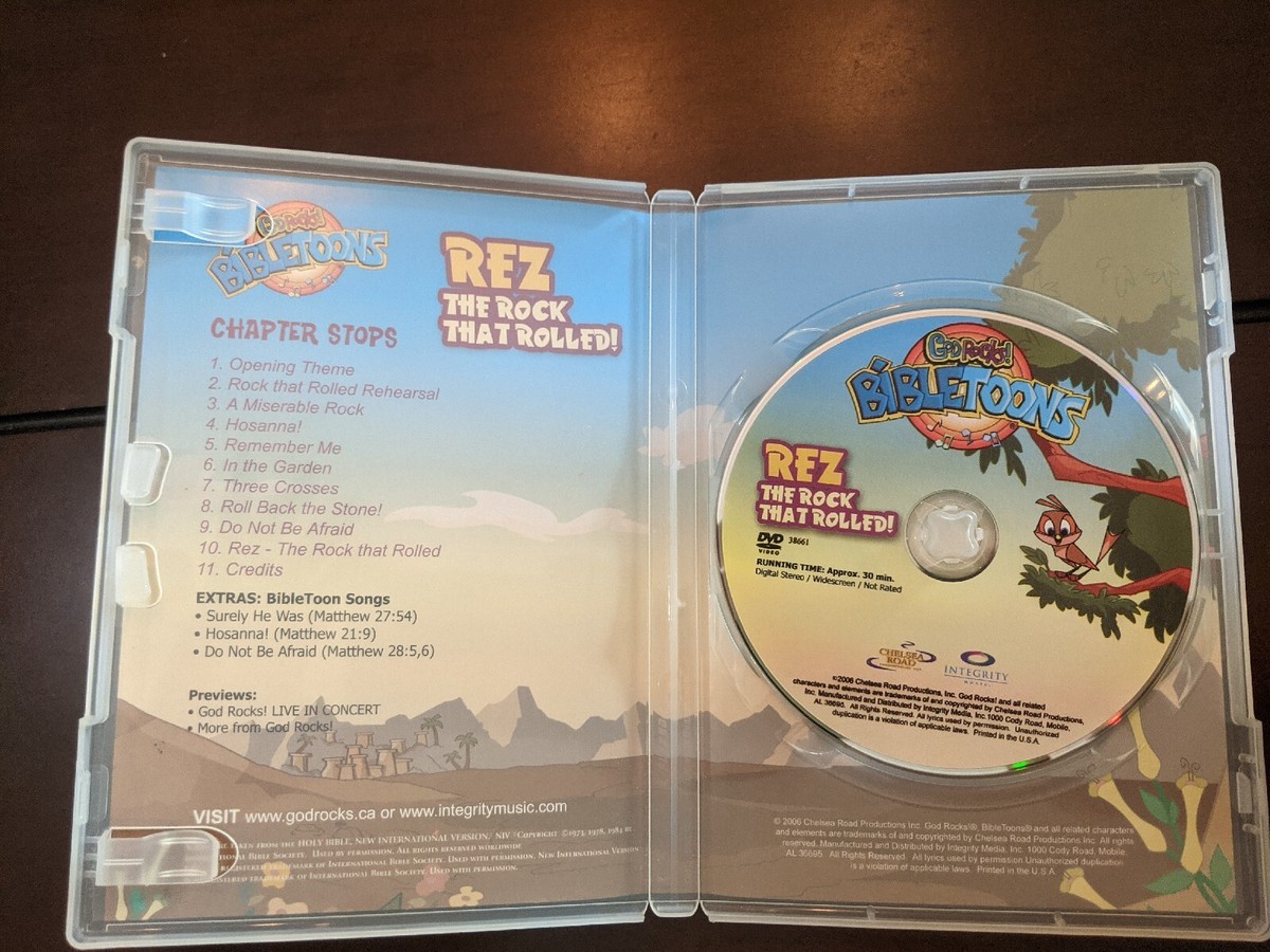 God Rocks! Bibletoons: Rez the Rock that Rolled (2006, DVD) | eBay