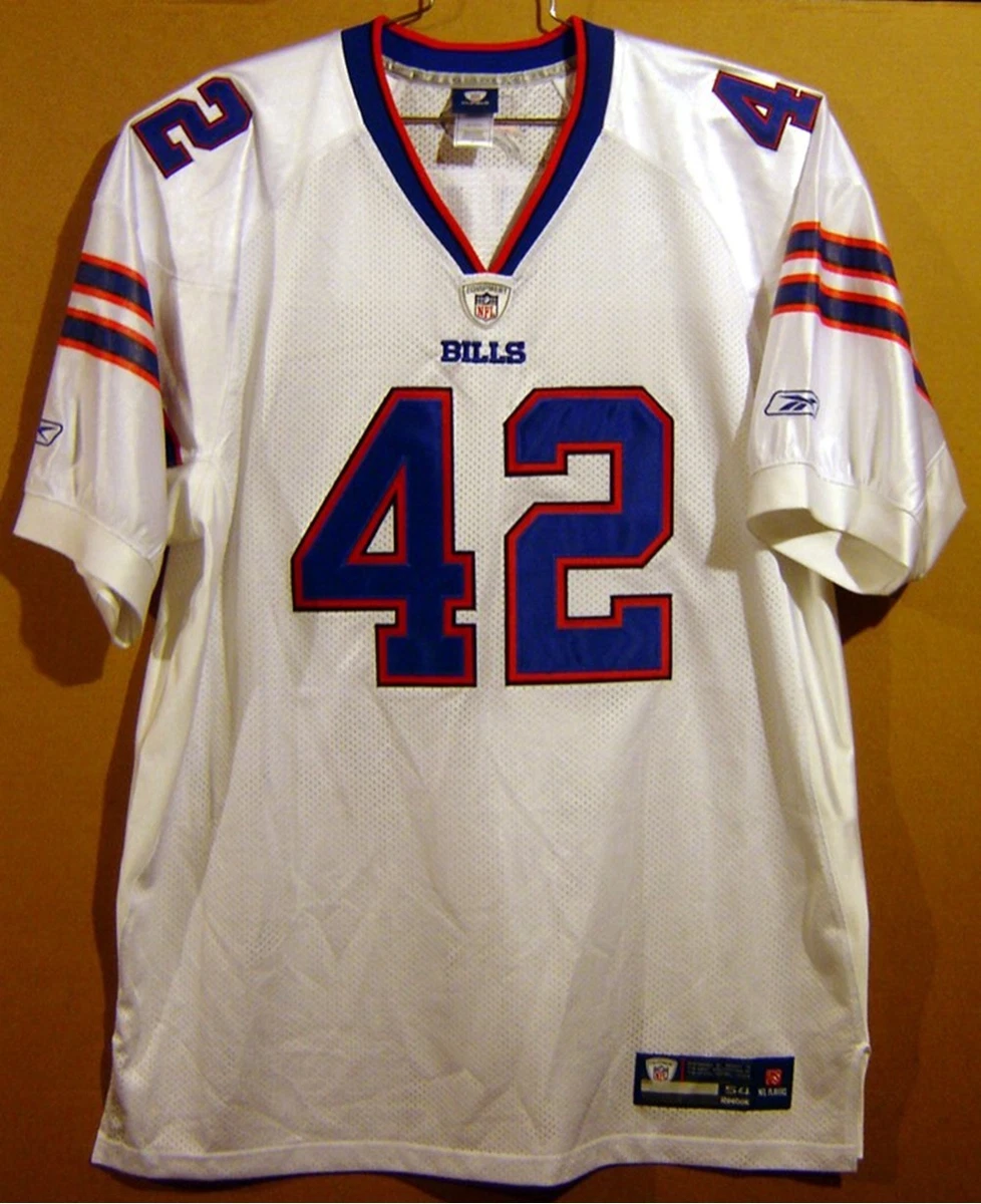BUFFALO BILLS SULLIVAN White 42 AUTHENTIC ROAD NFL Size 54 Reebok