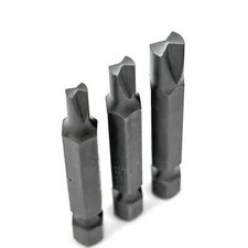 3 pcs Type G Clutch Bits Set for Vintage American Cars 5/32 3/16 1/4 in S2 Steel