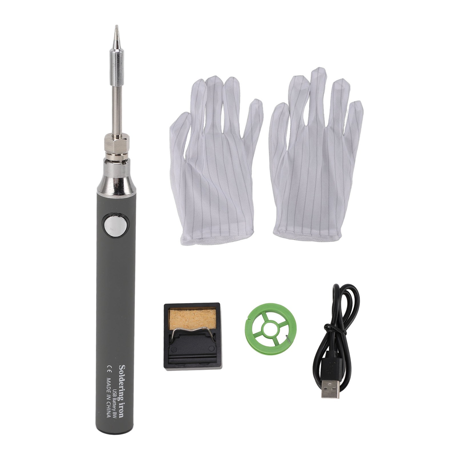 USB Rechargeable Soldering Iron Kit Cordless Electronic Welding Pen