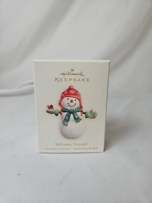 Hallmark Keepsake Christmas Ornament - Welcome, Friends! - 2007 - MIB #CB1