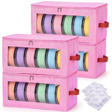 4 Pack Filament Storage Box 3D Printer Filament Storage Containers with Desicc