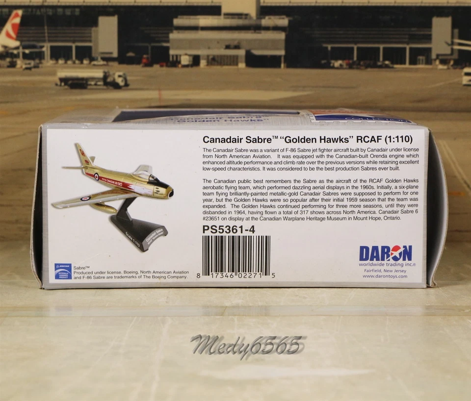 Postage Stamp RCAF "Golden Hawks" Canadair Sabre Scale1/110 - Image 2 of 4