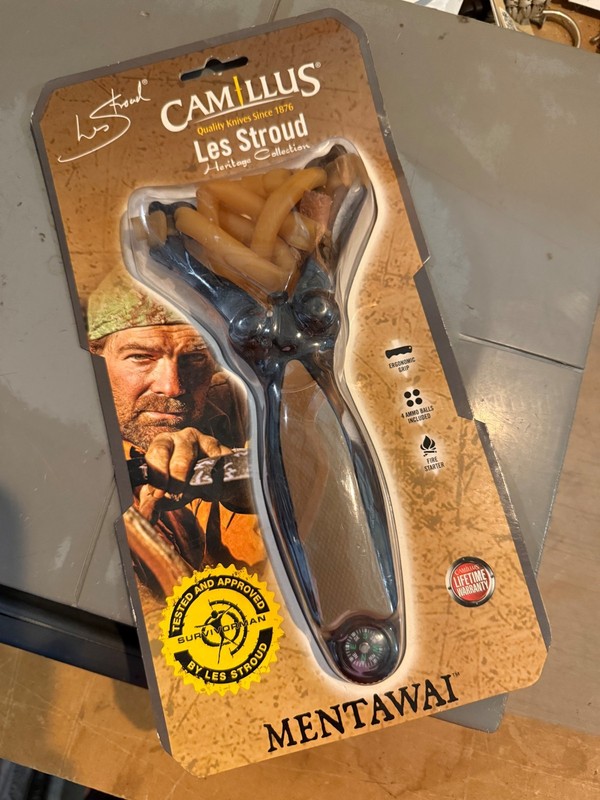 Camillus Les Stroud Mentawai Slingshot Survivorman Brand New never used