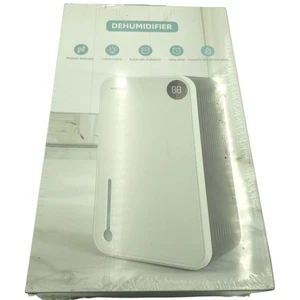 Amzart Rx02-A Auto Shutoff Dehumidifier 90W 100-240V 50/60Hz Led Lights White