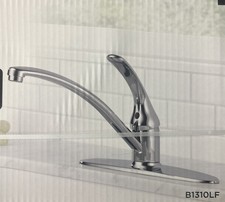 NEW Foundations Single-Handle Standard Kitchen Faucet in Chrome