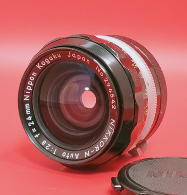 [NEAR MINT] Nikon Nippon Kogaku Nikkor-N Auto 24mm f/2.8 Non-Ai Wide Angle JAPAN