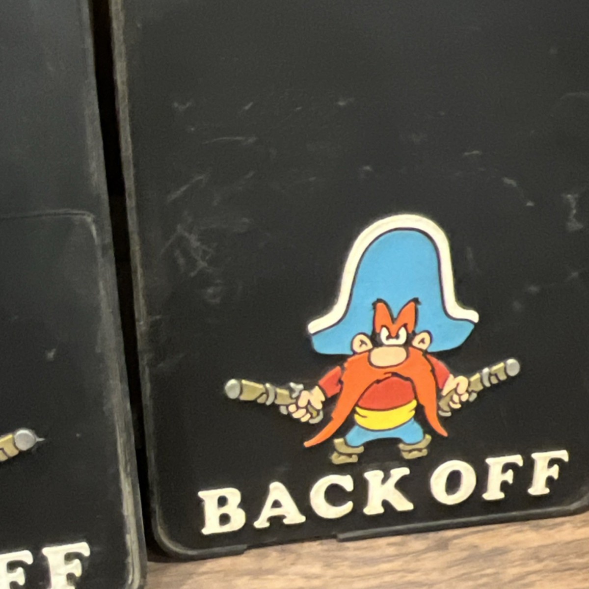 1 970s Yosemite Sam Back Off Warner Bros Mud Flap Splash Guards