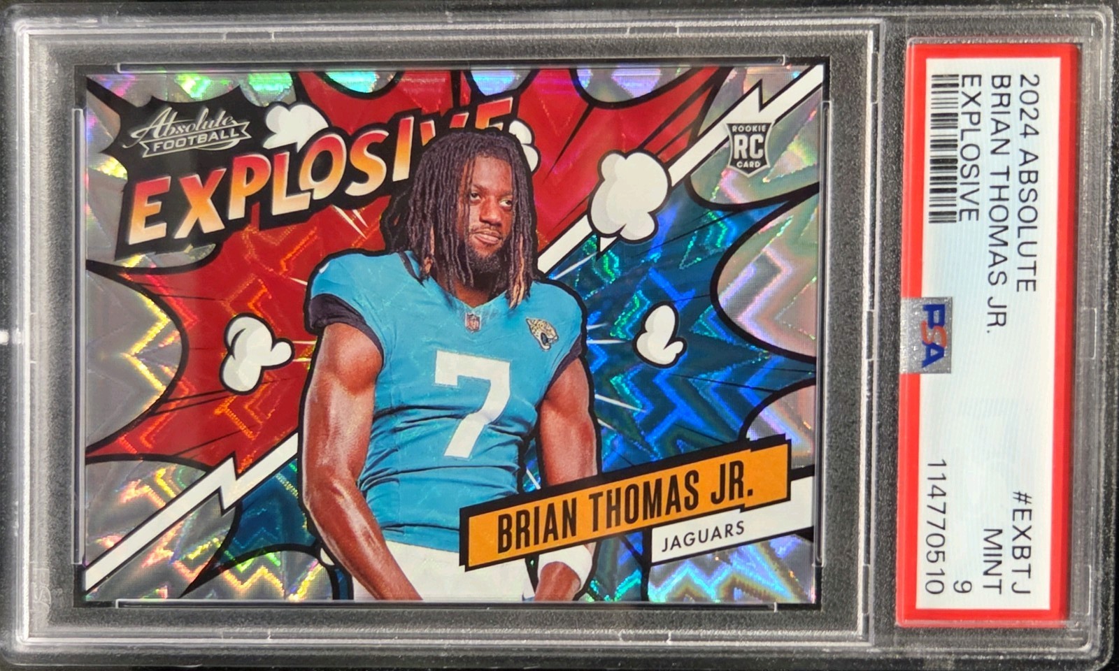 2024 Panini Absolute - Explosive Brian Thomas Jr. #EX-BTJ (RC)