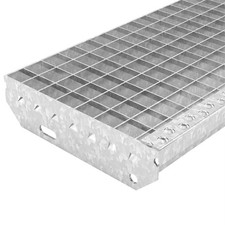 Gitterroststufe 1000x305 mm MW 30/30 feuerverzinkt Treppenstufe